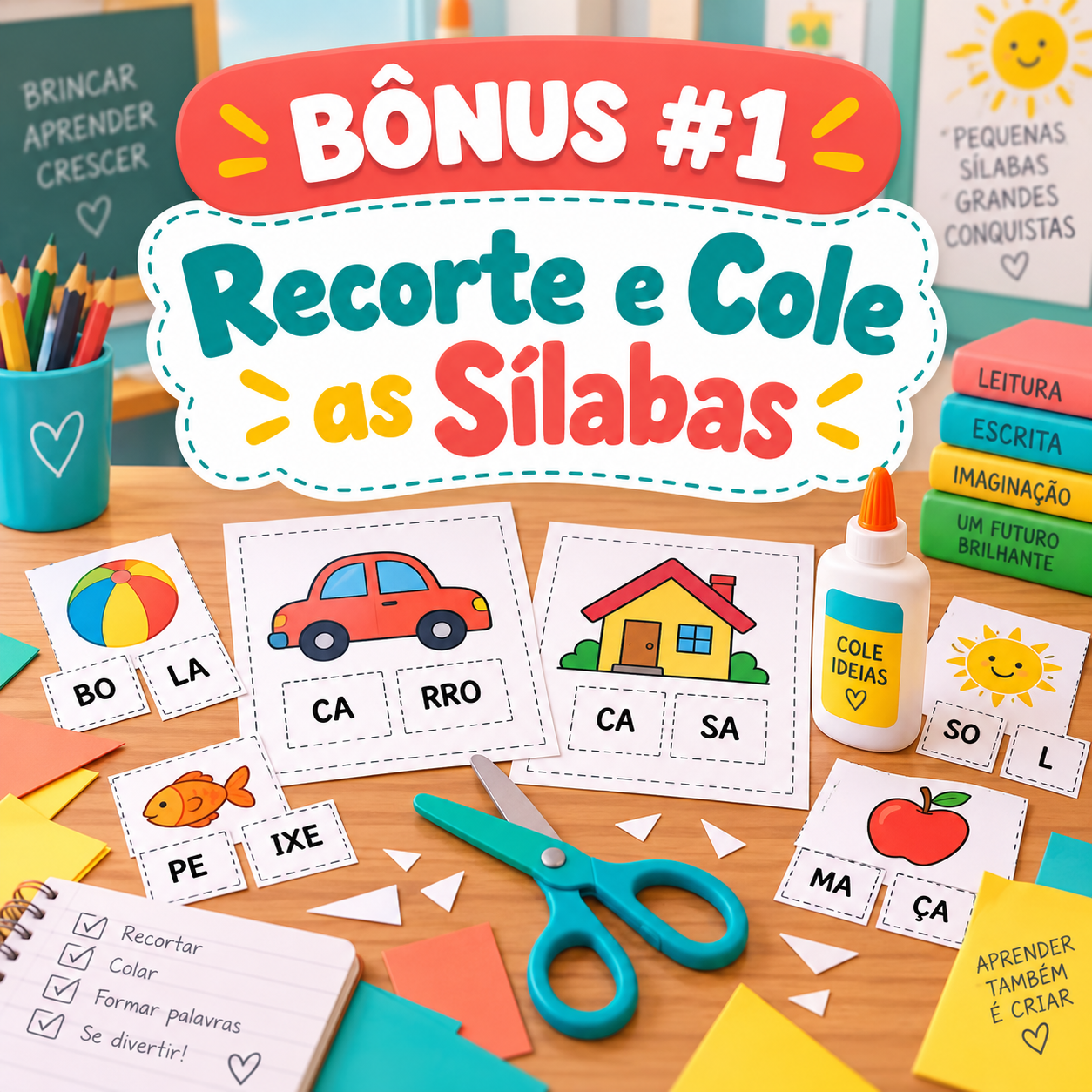 Bônus Recorte e Cole as Sílabas