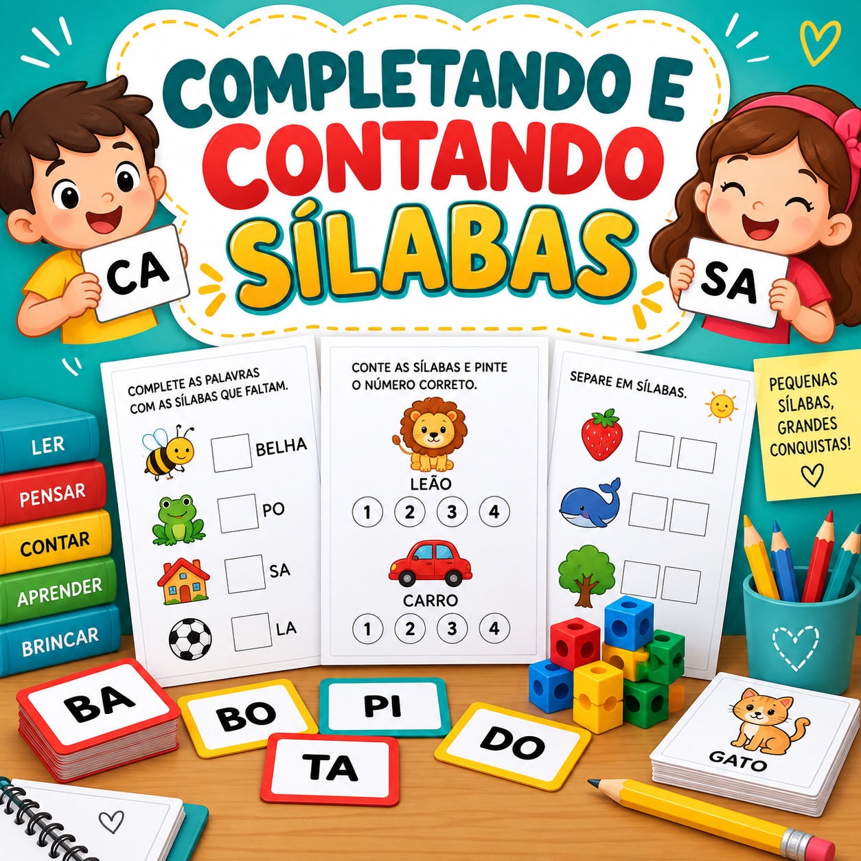Completando e Contando Sílabas